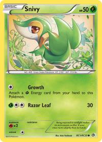 pokemon legendary treasures snivy rc1 rc25