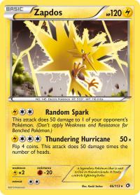 pokemon legendary treasures zapdos 46 113 non holo