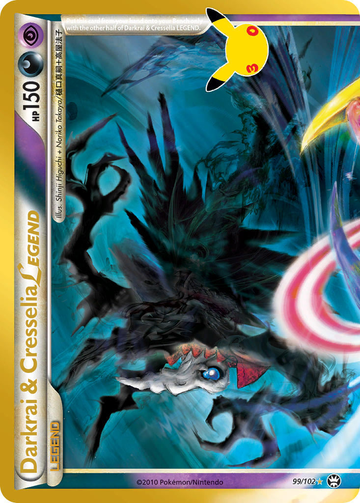Darkrai & Cresselia Legend (TOP) - 99-102 - 30th Celebration