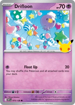 pokemon me 30th celebration drifloon 073 128