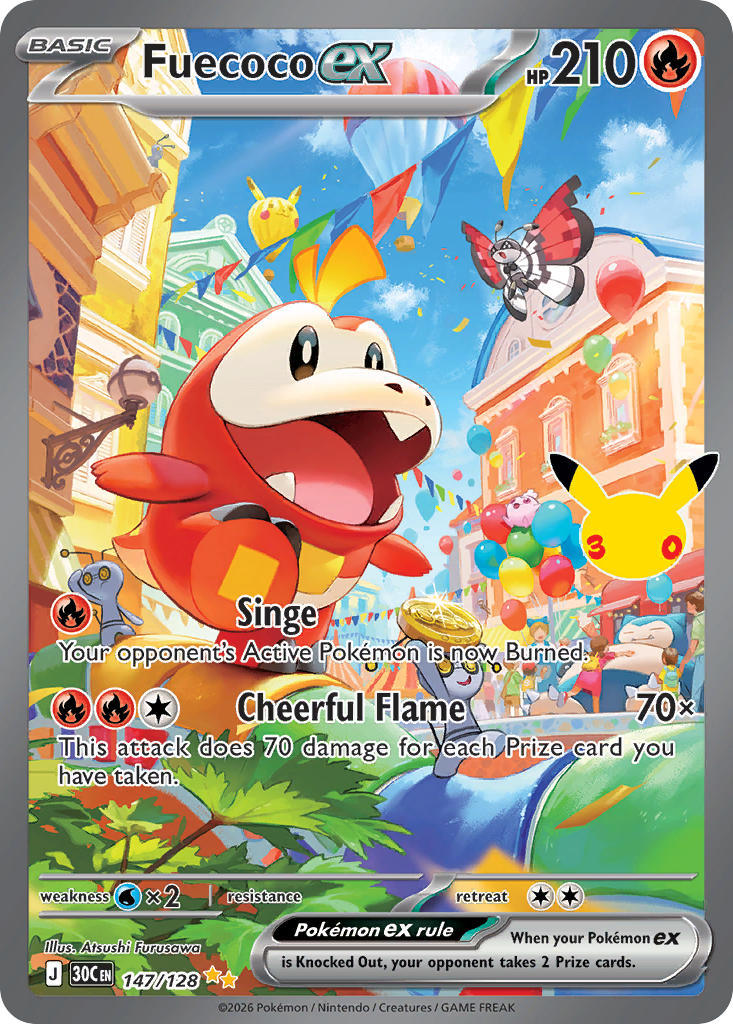 Fuecoco EX - 147-128 - Special Illustrator Rare