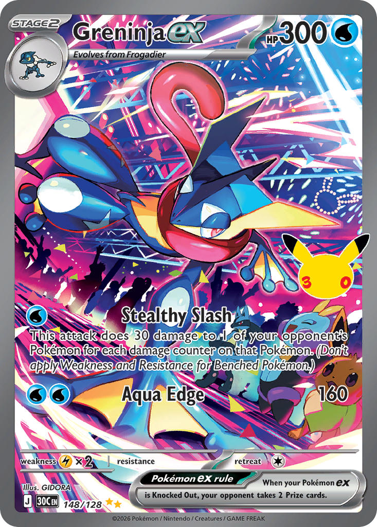 Greninja EX - 148-128 - Special Illustrator Rare