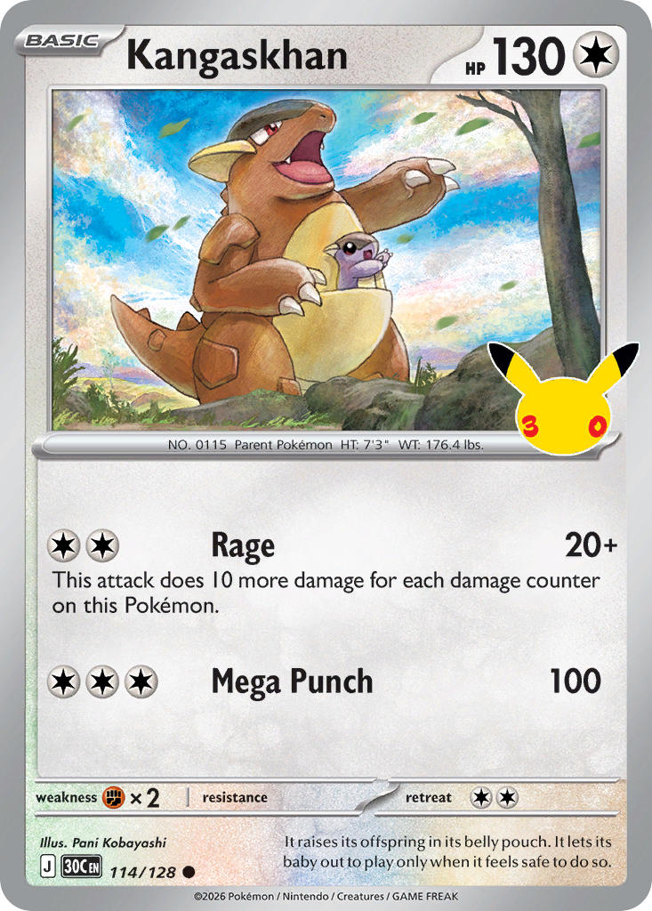 Kangaskhan - 114-128