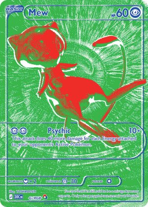 pokemon me 30th celebration mew g rgb