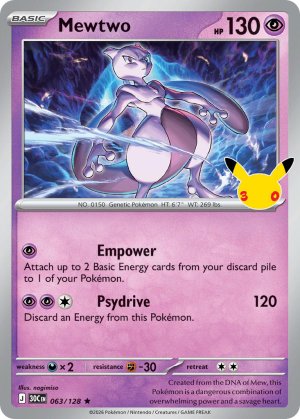 pokemon me 30th celebration mewtwo 063 128