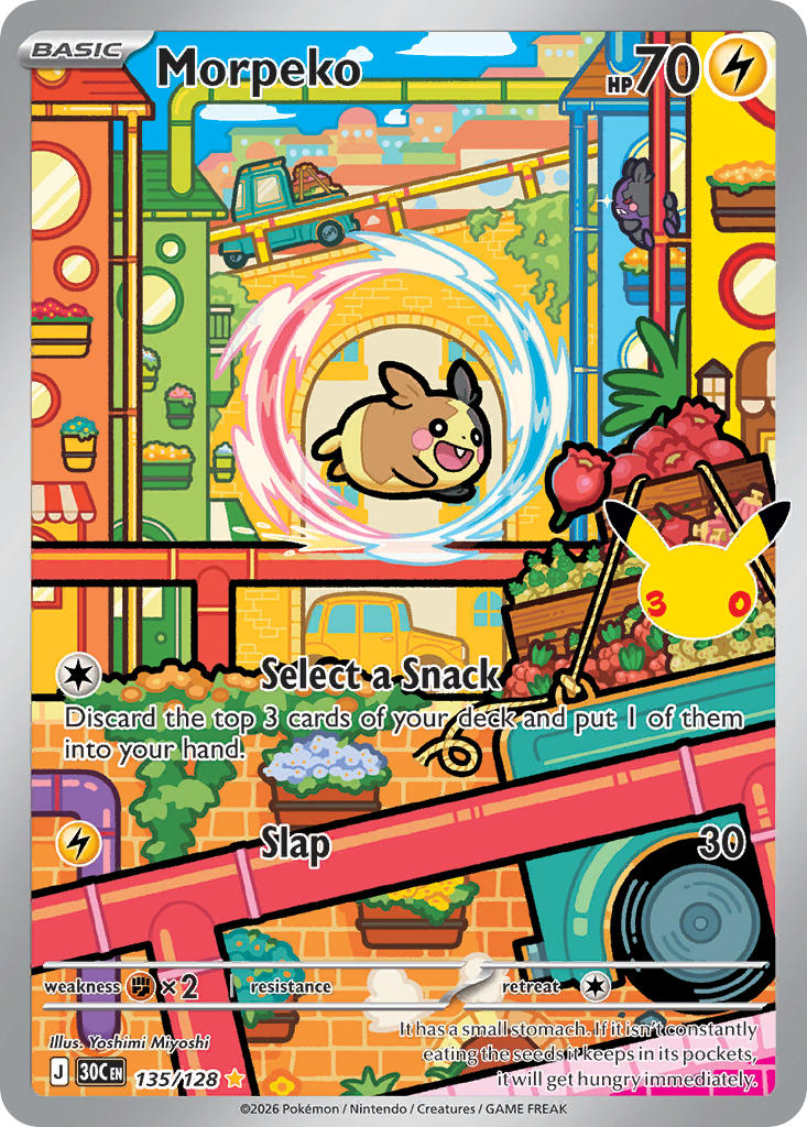 Morpeko - 135-128 - Illustrator Rare