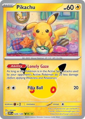 pokemon me 30th celebration pikachu 028 128
