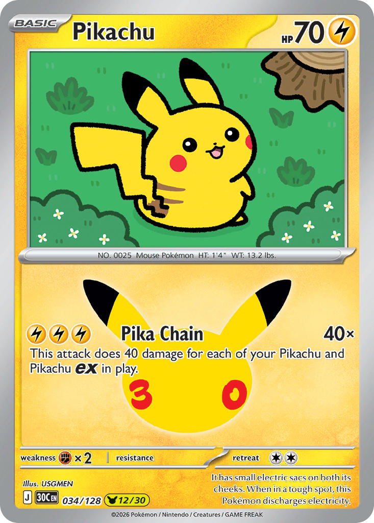 Pikachu - 034-128