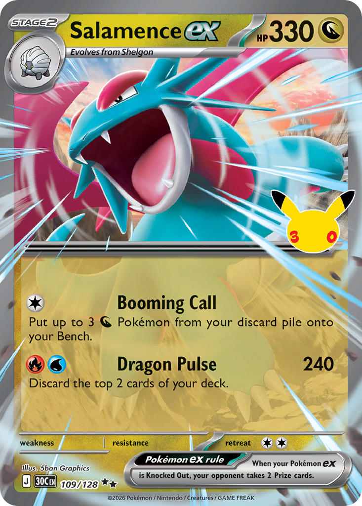 Salamence EX - 109-128