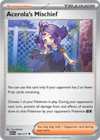 pokemon me ascended heroes acerola s mischief 180 217