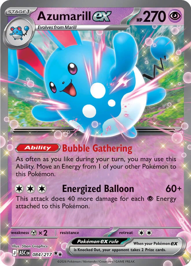 Azumarill EX - 084-217