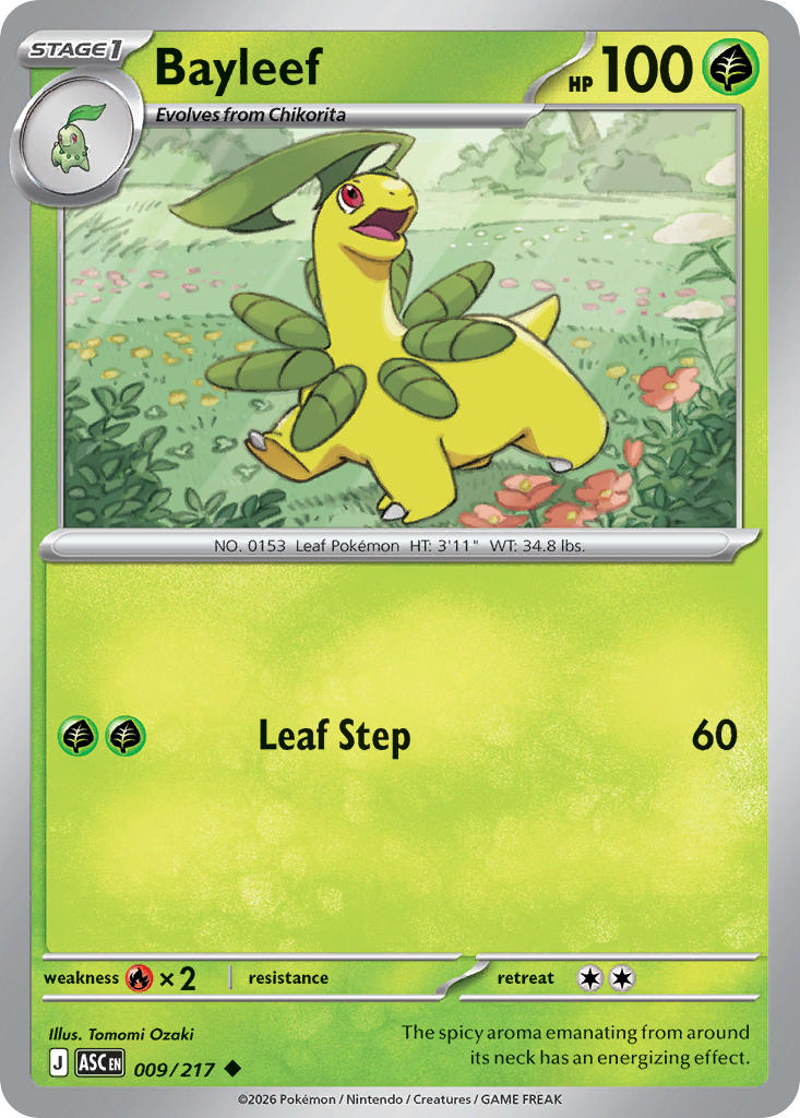 Bayleef - 009-217 - (Energy Symbol)