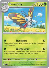 pokemon me ascended heroes beautifly 013 217