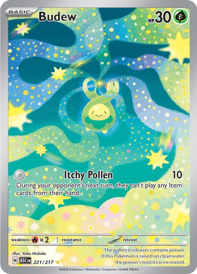 Budew - 221-217 - Illustrator Rare