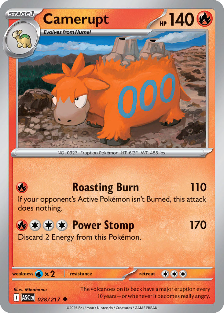 Camerupt - 028-217 - (Energy Symbol)