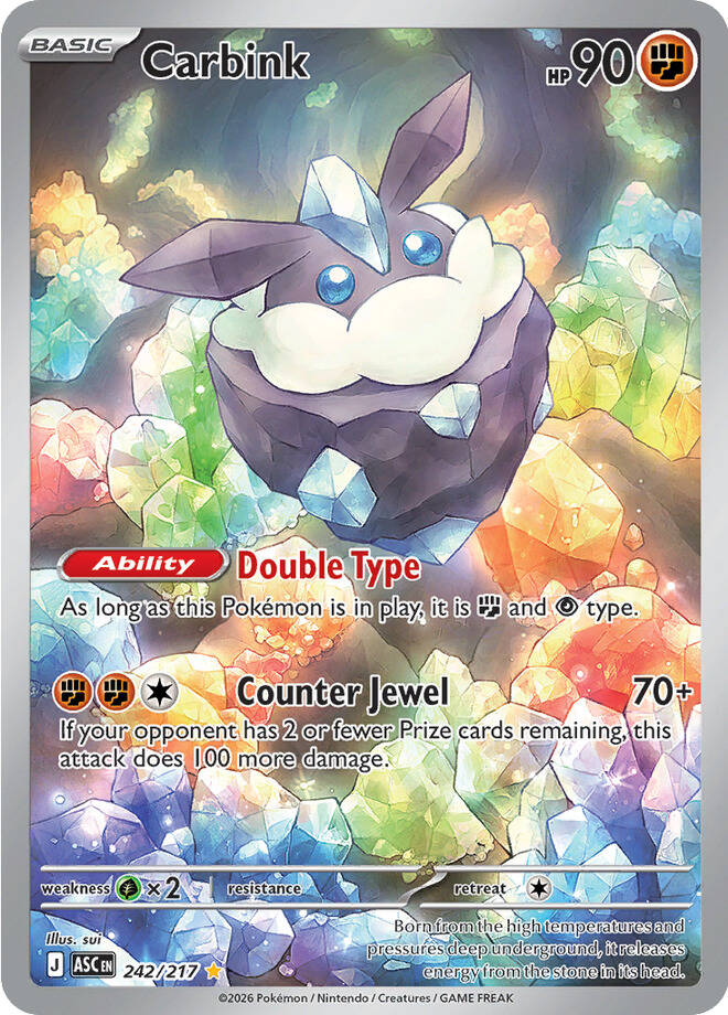 Carbink - 242-217 - Illustrator Rare