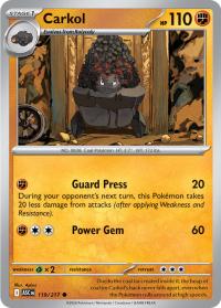 pokemon me ascended heroes carkoal 119 217