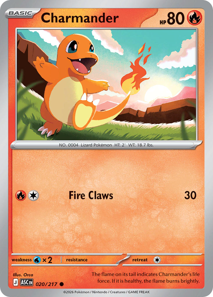 Charmander - 020-217 - (Energy Symbol)