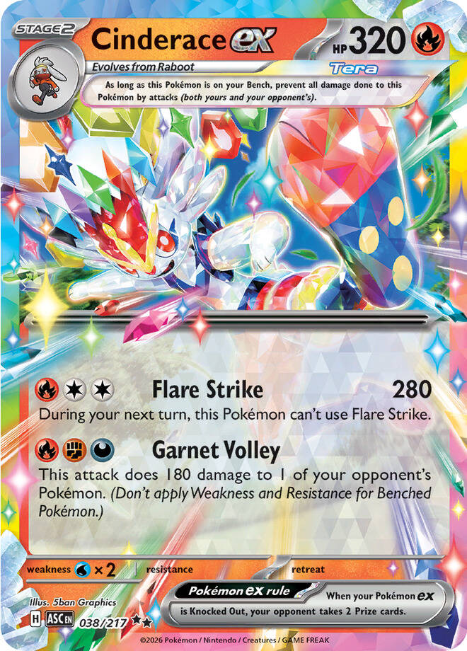 Cinderace EX - 038-217