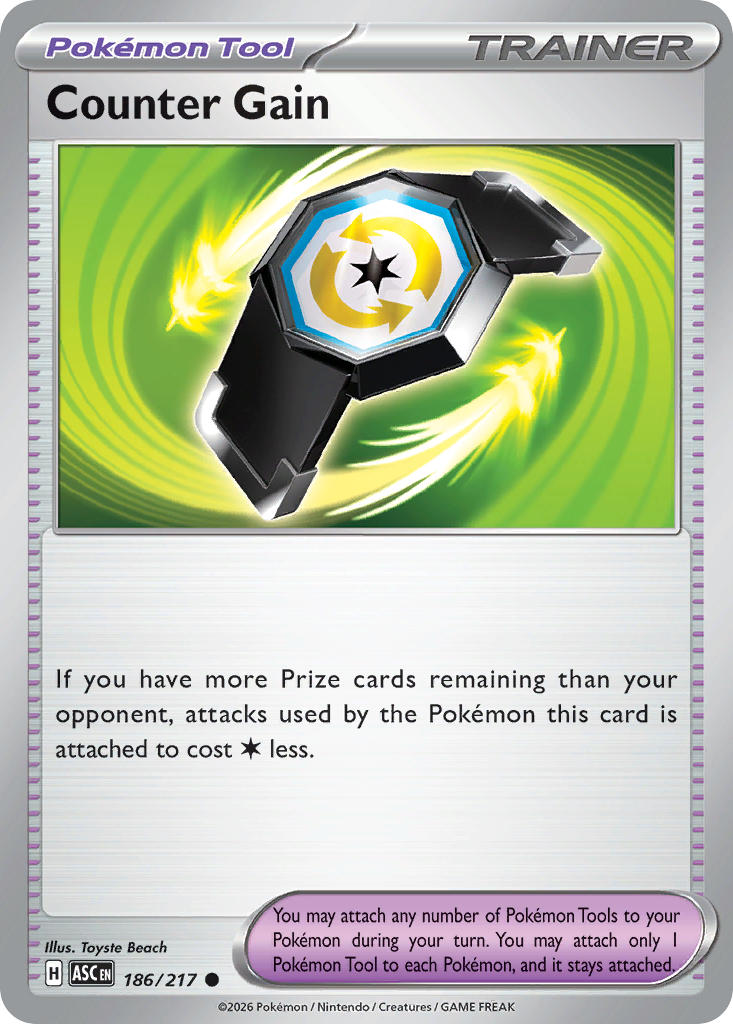 Counter Gain - 186-217 (RH)