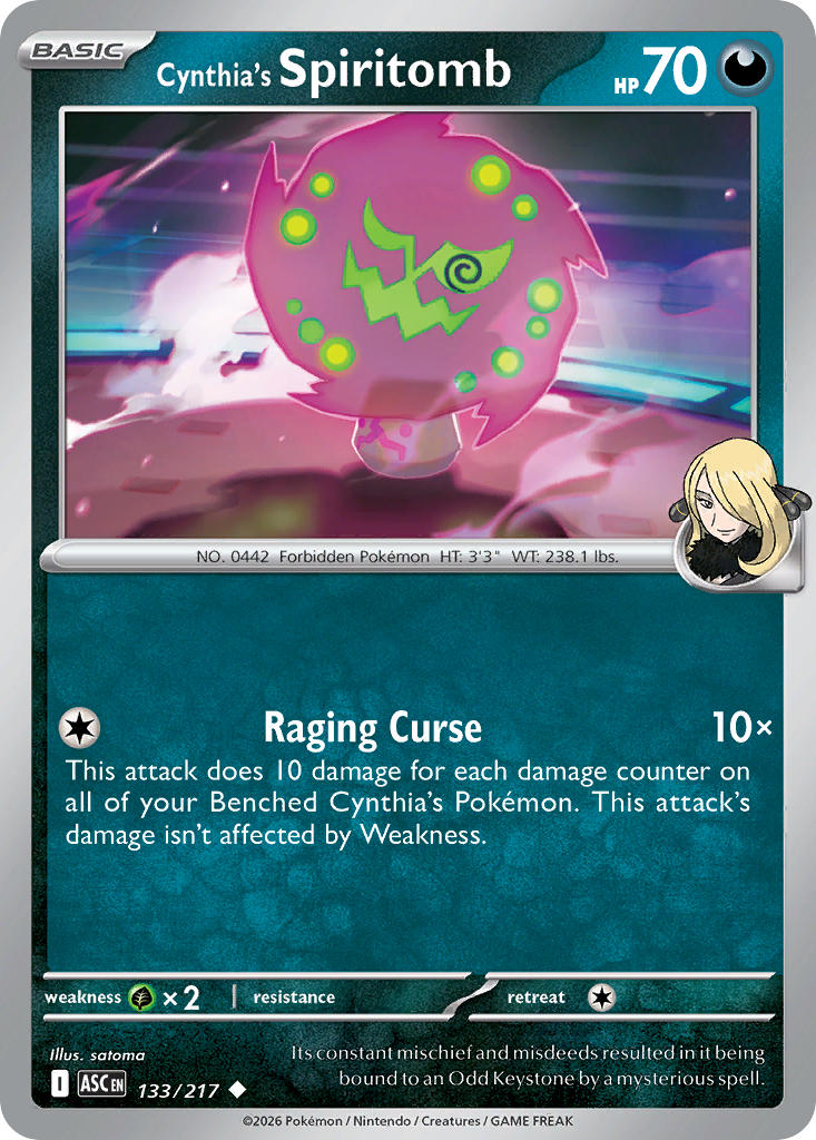 Cynthia's Spiritomb - 133-217 - (Poke Ball)