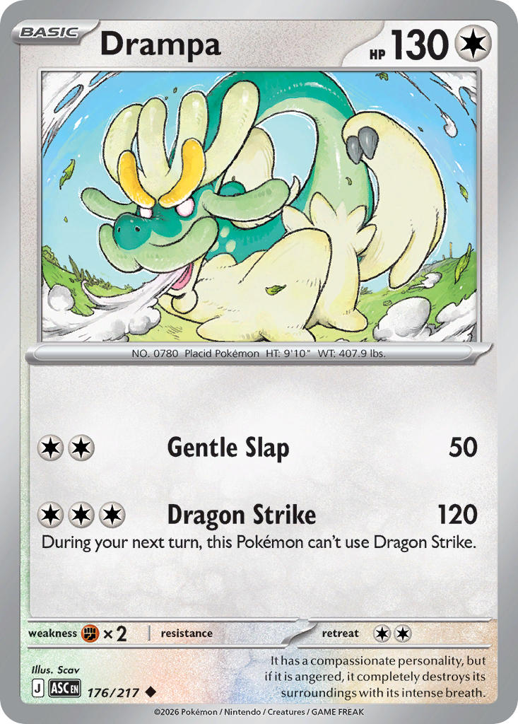 Drampa - 176-217 - (Friend Ball)