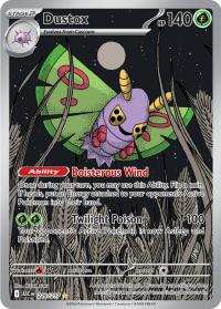 pokemon me ascended heroes dustox 220 217 illustrator rare