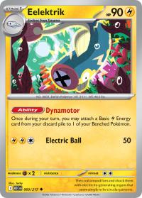 pokemon me ascended heroes eelektrik 060 217 quick ball