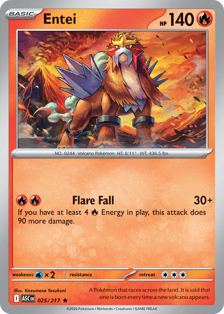 Entei - 025-217 - (Quick Ball)