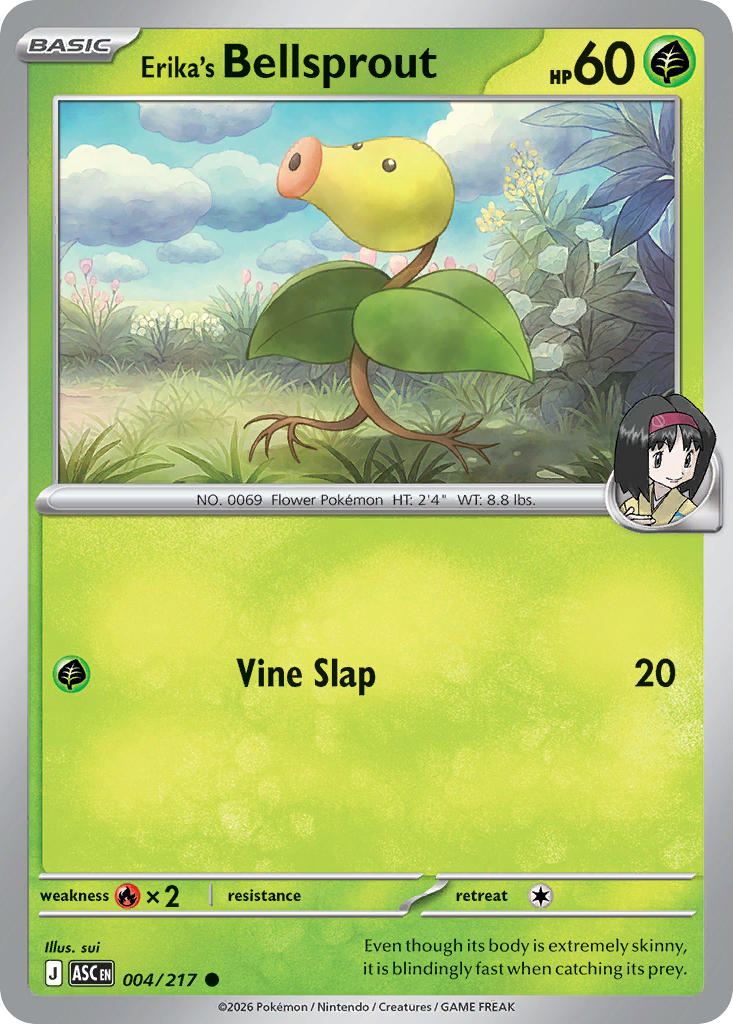 Erika's Bellsprout - 004-217 - (Poke Ball)