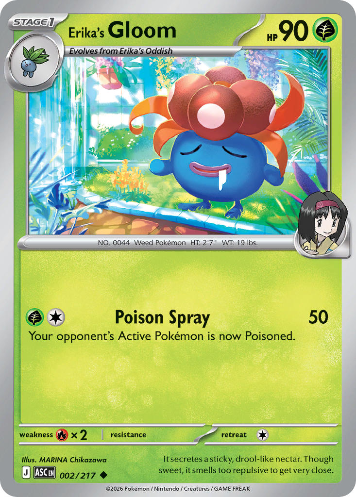 Erika's Gloom - 002-217 - (Poke Ball)