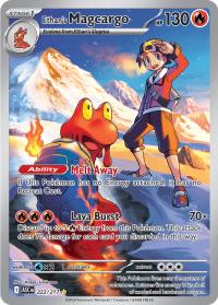 pokemon me ascended heroes ethan s magcargo 222 217 illustrator rare
