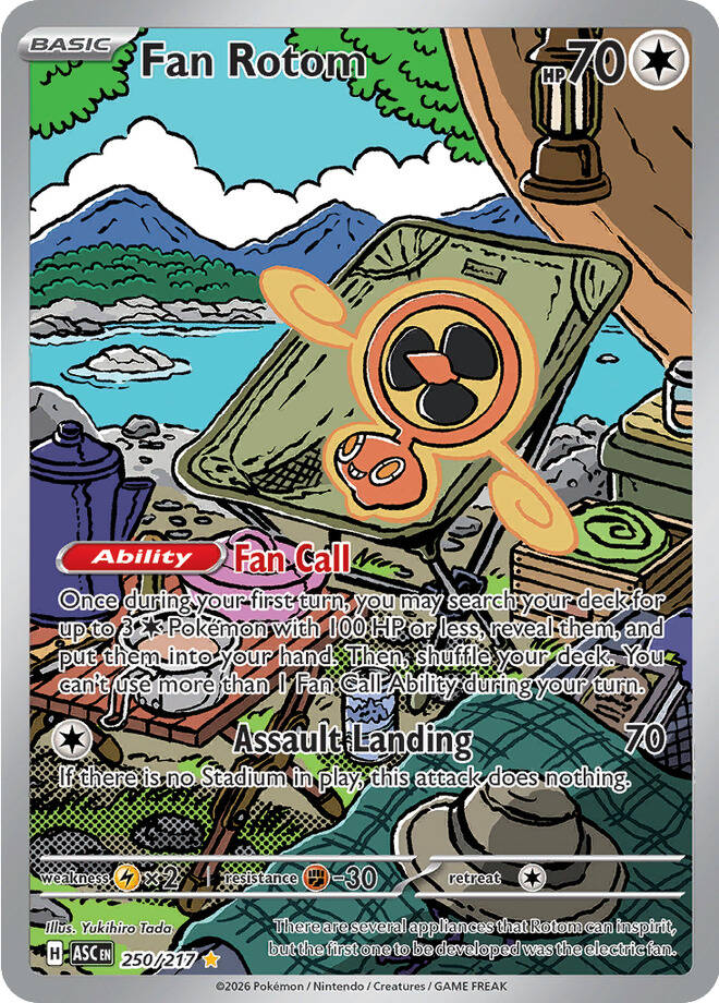 Fan Rotom - 250-217 - Illustrator Rare