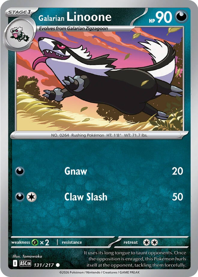 Galarian Linoone - 131-217