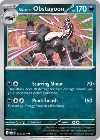 pokemon me ascended heroes galarian obstagoon 132 217