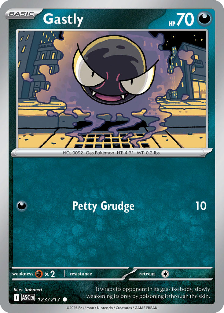 Gastly - 123-217 - (Dusk Ball)
