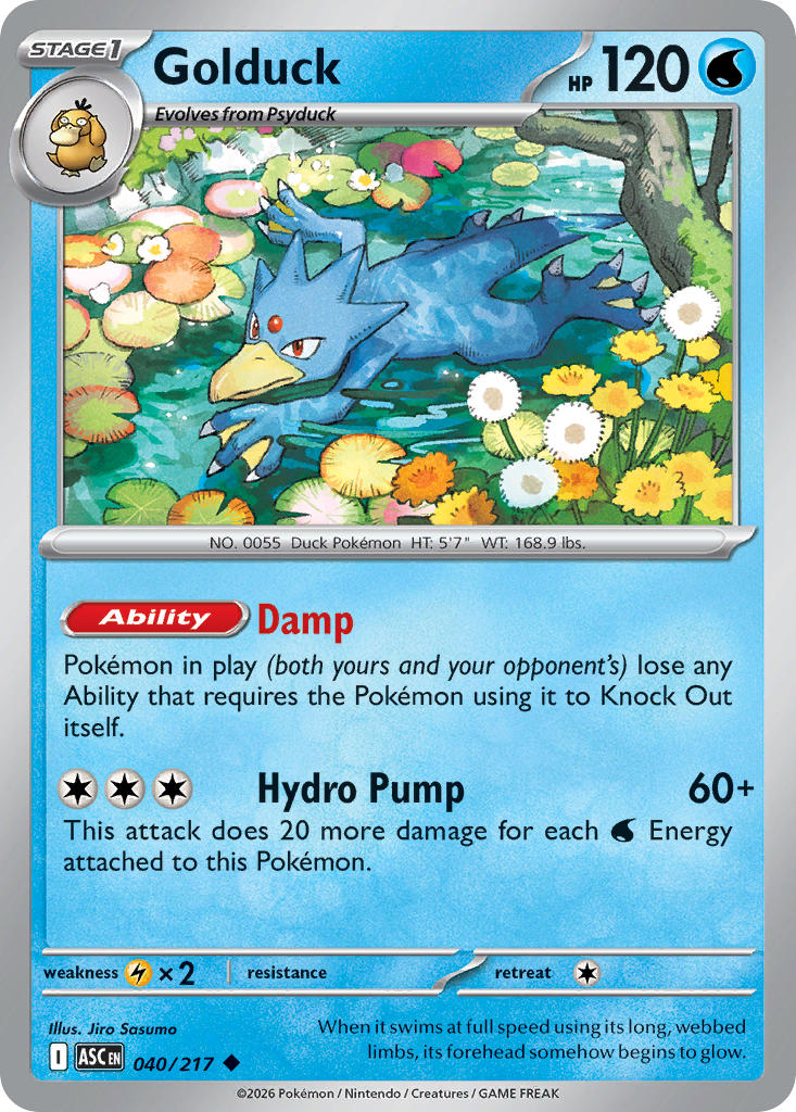 Golduck - 040-217 - (Energy Symbol)