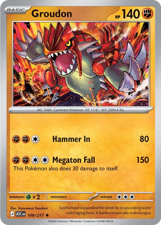 Groudon - 108-217