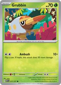 pokemon me ascended heroes grubbin 017 217 energy symbol