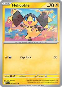 pokemon me ascended heroes helioptile 063 217