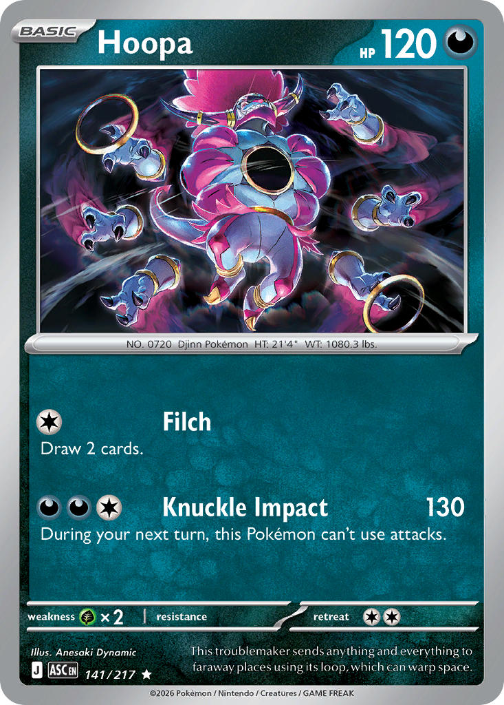 Hoopa - 141-217 - (Energy Symbol)