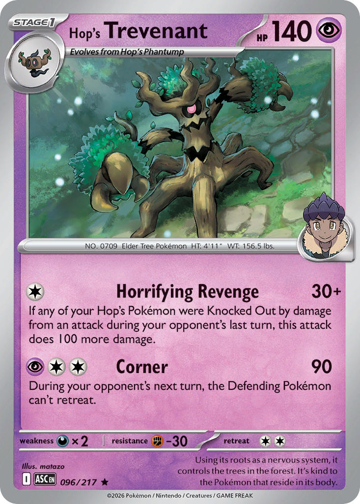 Hop's Trevenant - 096-217 - (Poke Ball)