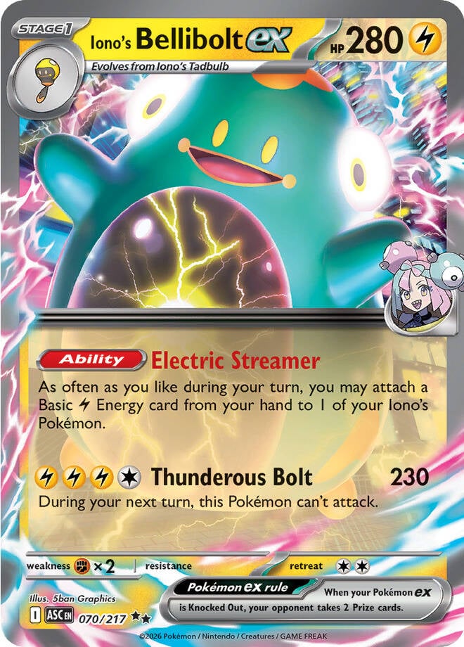 Iono's Bellibolt EX - 070-217