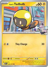 pokemon me ascended heroes iono s tadbulb 069 217 energy symbol