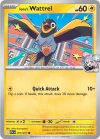 pokemon me ascended heroes iono s wattrel 071 217