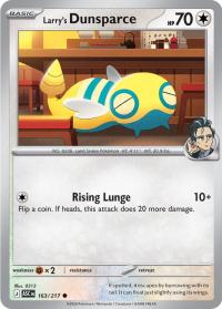 pokemon me ascended heroes larry s dunsparce 163 217