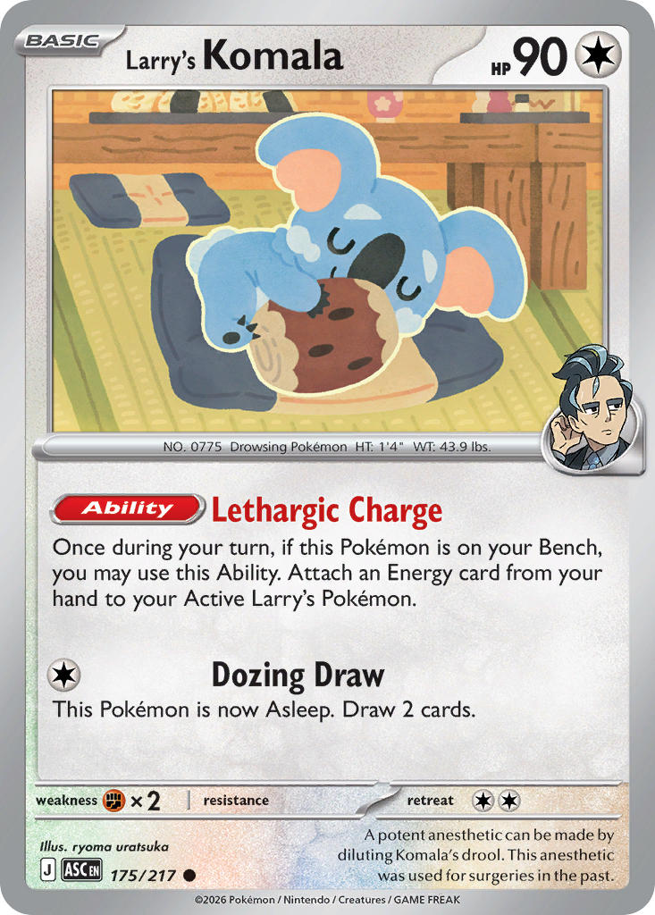 Larry's Komala - 175-217 - (Poke Ball)