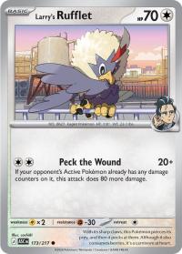 pokemon me ascended heroes larry s rufflet 173 217