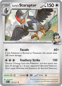 pokemon me ascended heroes larrys staraptor 170 217