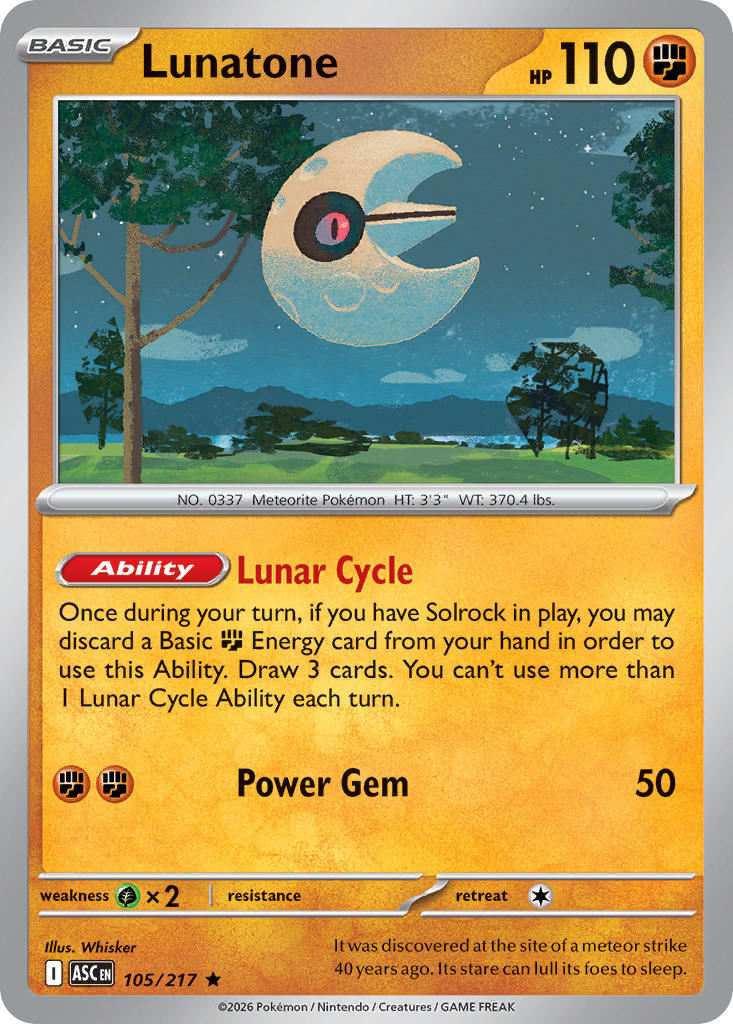 Lunatone - 105-217 - (Energy Symbol)